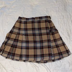 Vintage Plaid Tennis Skirt
